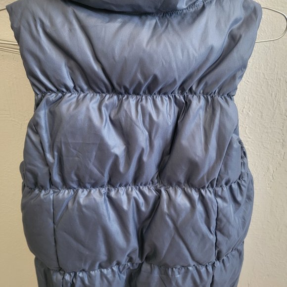 Blue/Gray down filled GAP puffer vest - Picture 3 of 4
